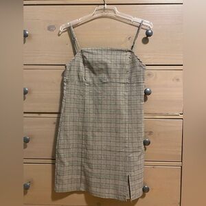 Garage Plaid Mini Dress. New with tags. Size M.